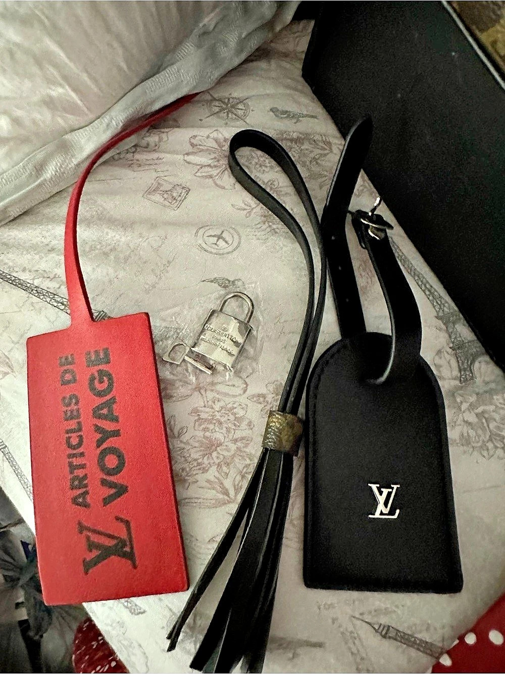 L V Monogram Canvas Satchel Brown & Black - Picture 9 of 11